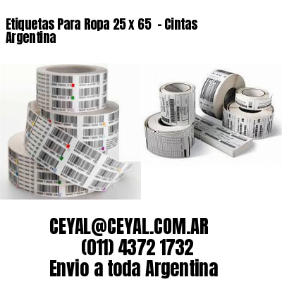 Etiquetas Para Ropa 25 x 65  – Cintas Argentina