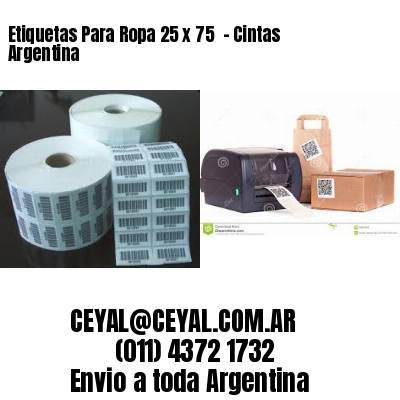 Etiquetas Para Ropa 25 x 75  – Cintas Argentina