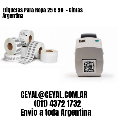 Etiquetas Para Ropa 25 x 90  – Cintas Argentina