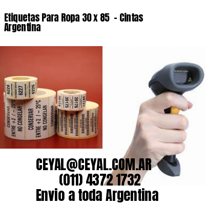 Etiquetas Para Ropa 30 x 85  – Cintas Argentina