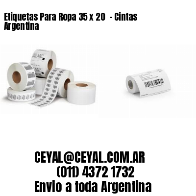 Etiquetas Para Ropa 35 x 20  – Cintas Argentina
