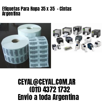 Etiquetas Para Ropa 35 x 35  – Cintas Argentina