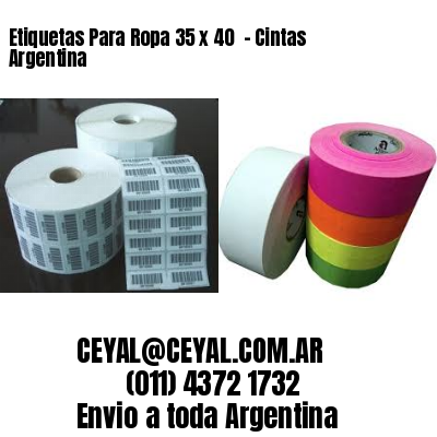 Etiquetas Para Ropa 35 x 40  – Cintas Argentina