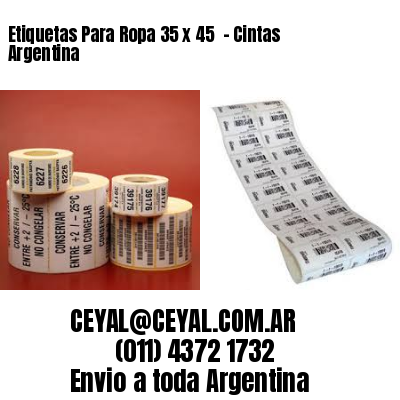 Etiquetas Para Ropa 35 x 45  – Cintas Argentina