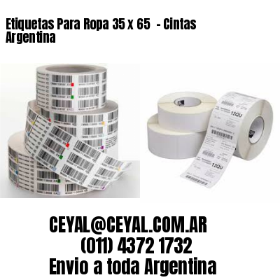 Etiquetas Para Ropa 35 x 65  – Cintas Argentina
