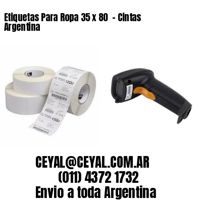 Etiquetas Para Ropa 35 x 80  – Cintas Argentina