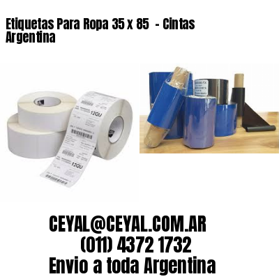 Etiquetas Para Ropa 35 x 85  – Cintas Argentina