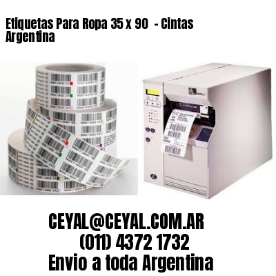 Etiquetas Para Ropa 35 x 90  – Cintas Argentina