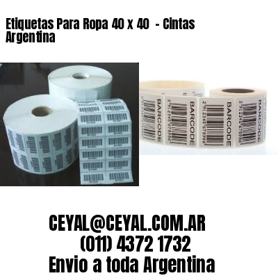 Etiquetas Para Ropa 40 x 40  – Cintas Argentina