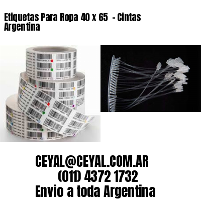 Etiquetas Para Ropa 40 x 65  – Cintas Argentina
