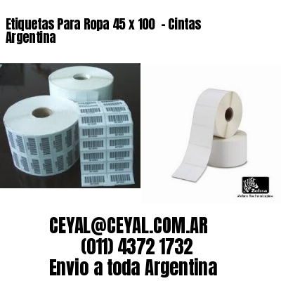 Etiquetas Para Ropa 45 x 100  – Cintas Argentina
