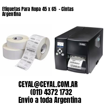 Etiquetas Para Ropa 45 x 65  – Cintas Argentina