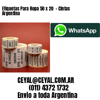 Etiquetas Para Ropa 50 x 20  – Cintas Argentina