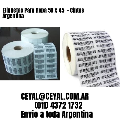Etiquetas Para Ropa 50 x 45  – Cintas Argentina