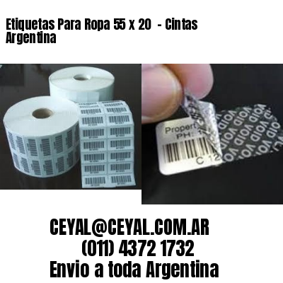 Etiquetas Para Ropa 55 x 20  – Cintas Argentina