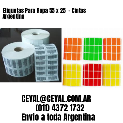 Etiquetas Para Ropa 55 x 25  – Cintas Argentina