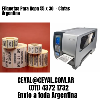Etiquetas Para Ropa 55 x 30  – Cintas Argentina