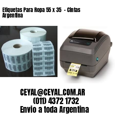 Etiquetas Para Ropa 55 x 35  – Cintas Argentina