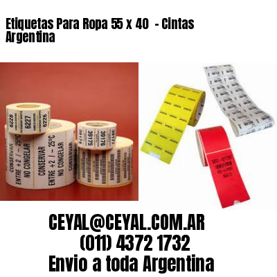 Etiquetas Para Ropa 55 x 40  – Cintas Argentina