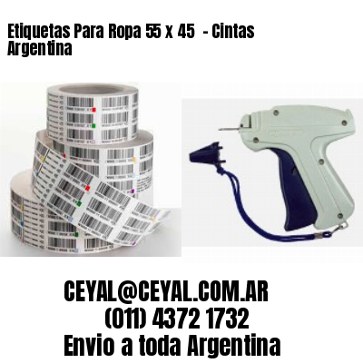 Etiquetas Para Ropa 55 x 45  – Cintas Argentina
