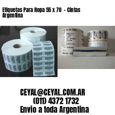 Etiquetas Para Ropa 55 x 70  – Cintas Argentina