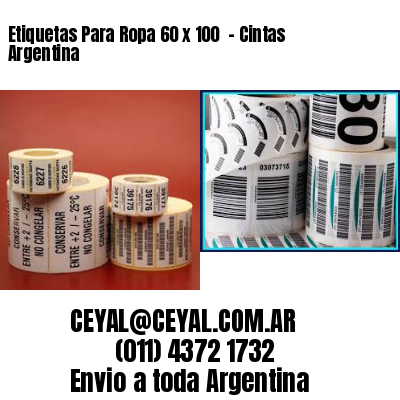 Etiquetas Para Ropa 60 x 100  – Cintas Argentina