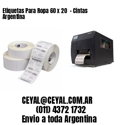 Etiquetas Para Ropa 60 x 20  – Cintas Argentina