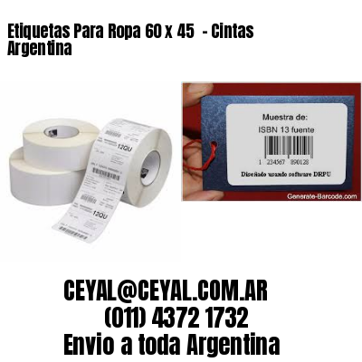Etiquetas Para Ropa 60 x 45  – Cintas Argentina