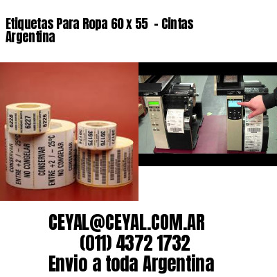 Etiquetas Para Ropa 60 x 55  – Cintas Argentina