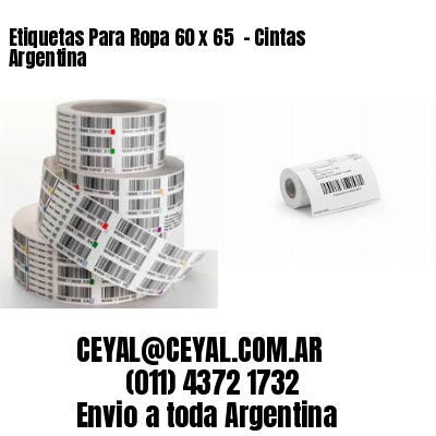 Etiquetas Para Ropa 60 x 65  – Cintas Argentina