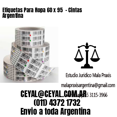Etiquetas Para Ropa 60 x 95  – Cintas Argentina