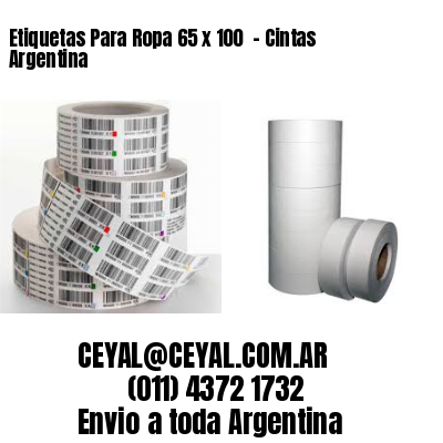 Etiquetas Para Ropa 65 x 100  – Cintas Argentina