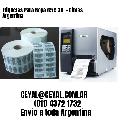 Etiquetas Para Ropa 65 x 30  – Cintas Argentina