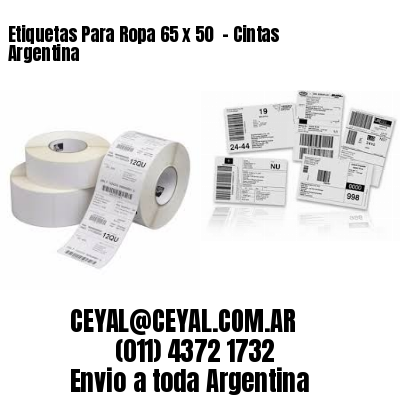 Etiquetas Para Ropa 65 x 50  – Cintas Argentina