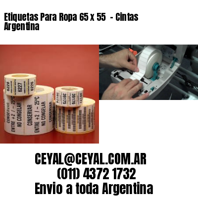 Etiquetas Para Ropa 65 x 55  – Cintas Argentina