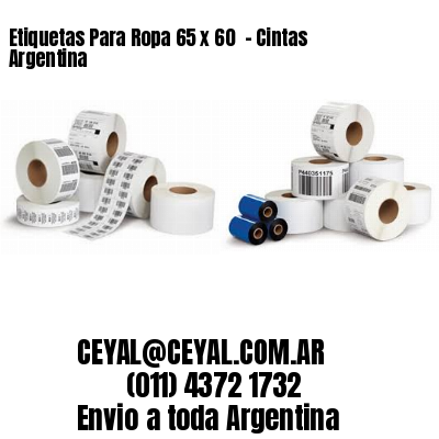 Etiquetas Para Ropa 65 x 60  – Cintas Argentina