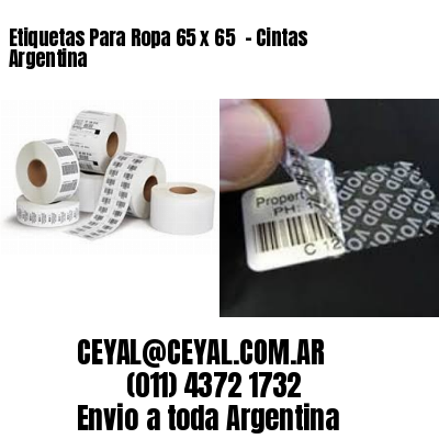 Etiquetas Para Ropa 65 x 65  – Cintas Argentina