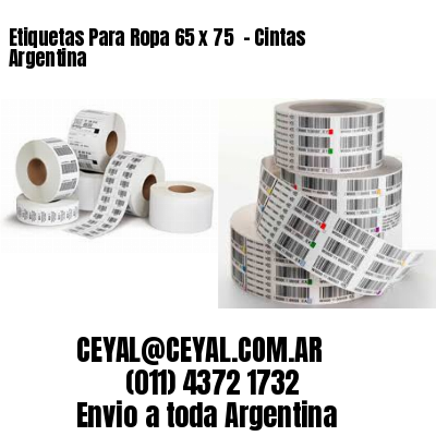 Etiquetas Para Ropa 65 x 75  – Cintas Argentina
