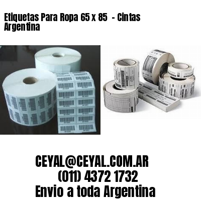 Etiquetas Para Ropa 65 x 85  – Cintas Argentina
