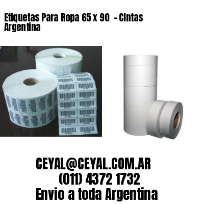 Etiquetas Para Ropa 65 x 90  – Cintas Argentina