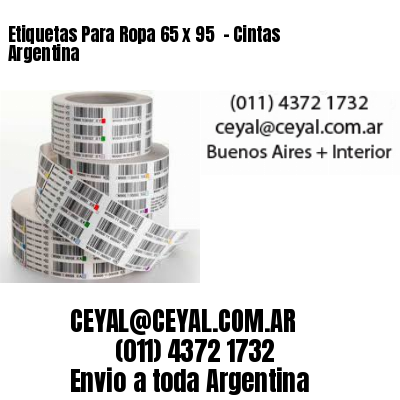 Etiquetas Para Ropa 65 x 95  – Cintas Argentina