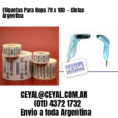 Etiquetas Para Ropa 70 x 100  – Cintas Argentina