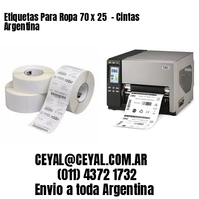Etiquetas Para Ropa 70 x 25  – Cintas Argentina