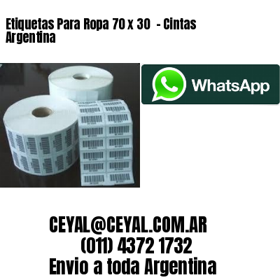 Etiquetas Para Ropa 70 x 30  – Cintas Argentina