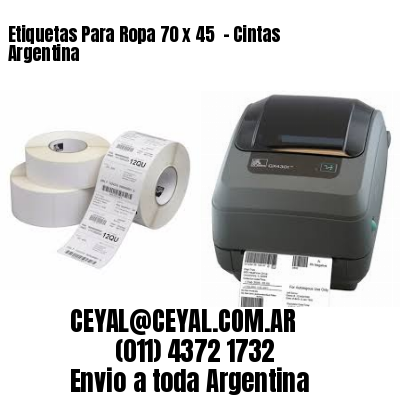 Etiquetas Para Ropa 70 x 45  – Cintas Argentina