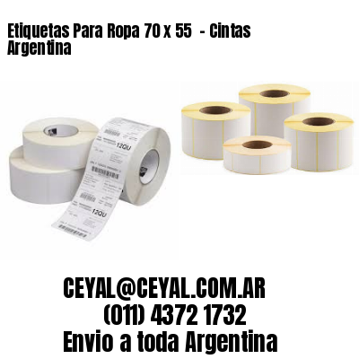 Etiquetas Para Ropa 70 x 55  – Cintas Argentina