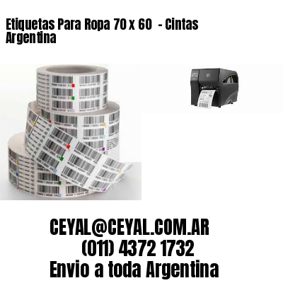 Etiquetas Para Ropa 70 x 60  – Cintas Argentina