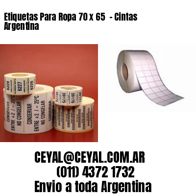 Etiquetas Para Ropa 70 x 65  – Cintas Argentina