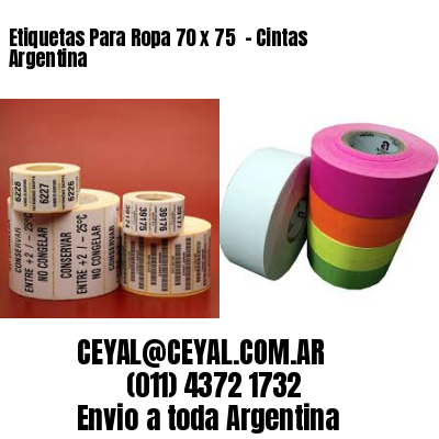 Etiquetas Para Ropa 70 x 75  – Cintas Argentina
