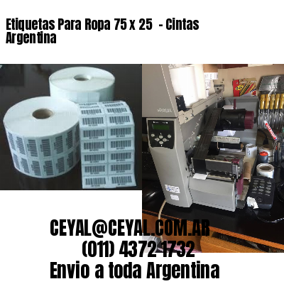 Etiquetas Para Ropa 75 x 25  – Cintas Argentina